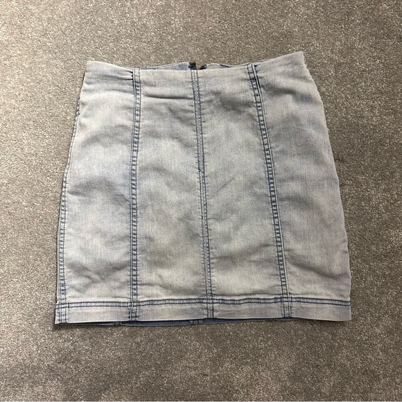 Free People Jean Skirt - Picture 1 of 3